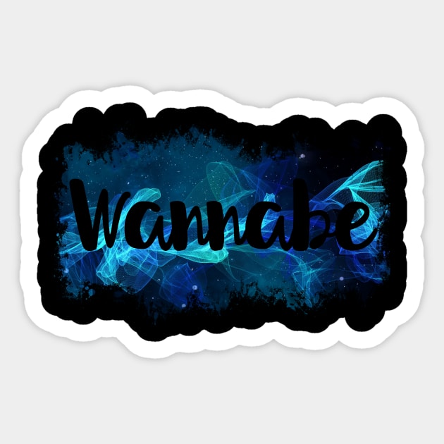 Wannabe Funny 80's Design Sticker by solsateez